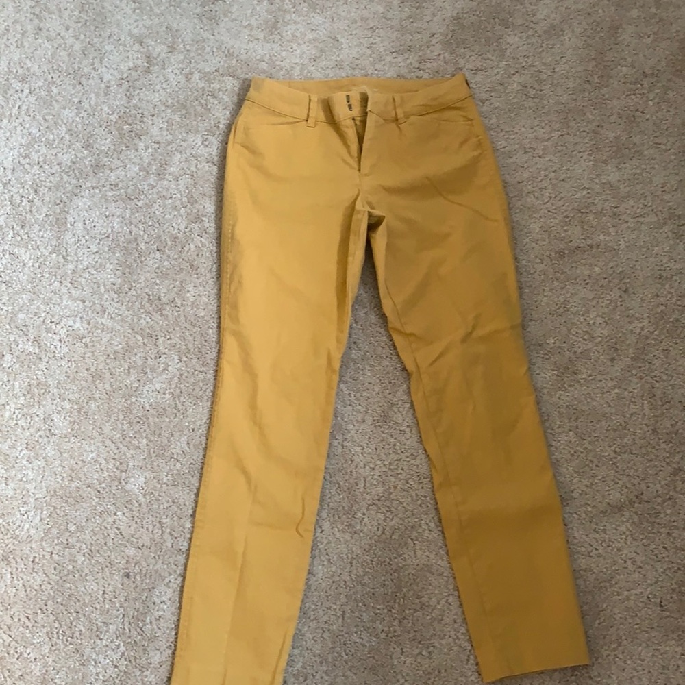 Mustard Yellow Old Navy Pixie Pants.